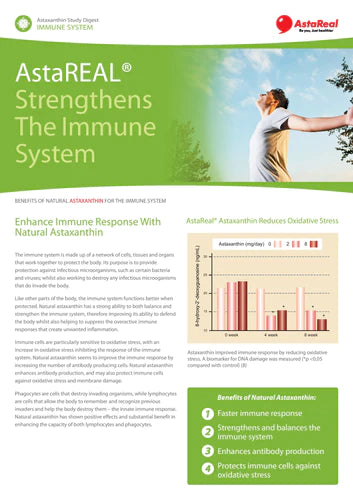 AstaReal® Strengthens The Immune System