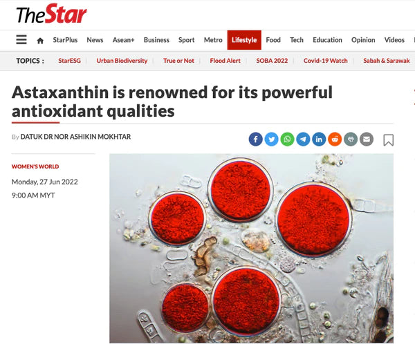 The Star Paper: Astaxanthin is renowned for its powerful antioxidant qualities