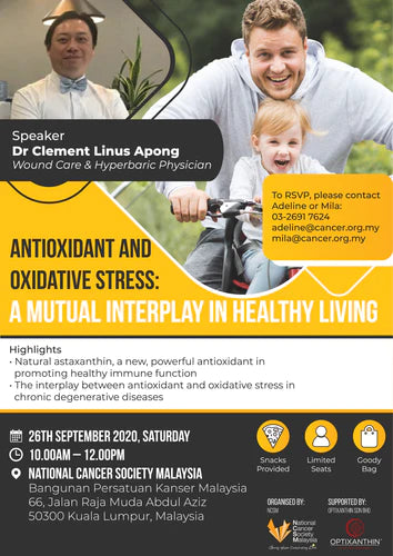 Health Talk: Antioxidant and oxidative stress: A mutual interplay in healthy living