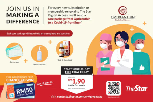 Optixanthin Collaborates with The Star and Hospital Sungai Buloh