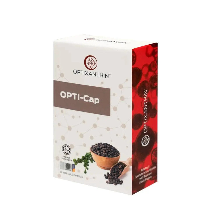 Optixanthin Opti-Cap 30 vegetable capsules with black pepper – Antioxidant support